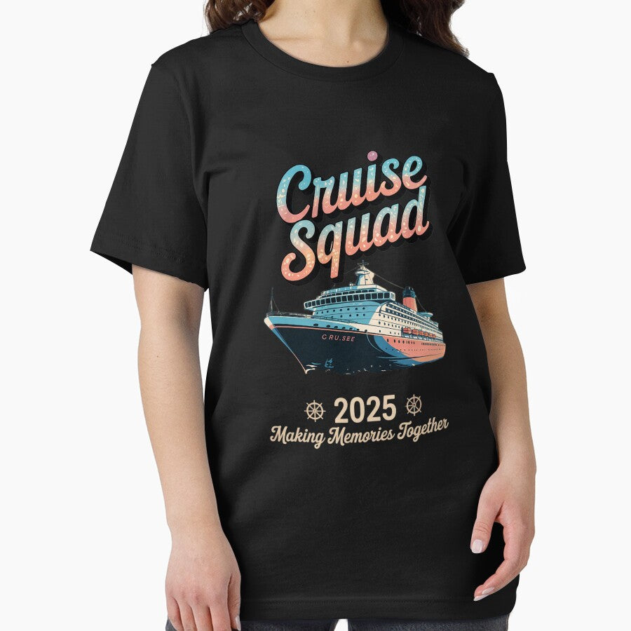 Cruise Squad 2025 Family Group Matching Summer Vacation by joyouartArt