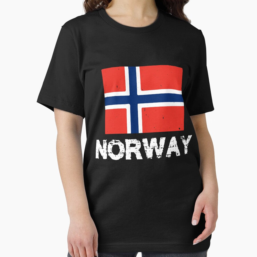 Norway National Pride Norwegian Flag Design by AllStarMerch