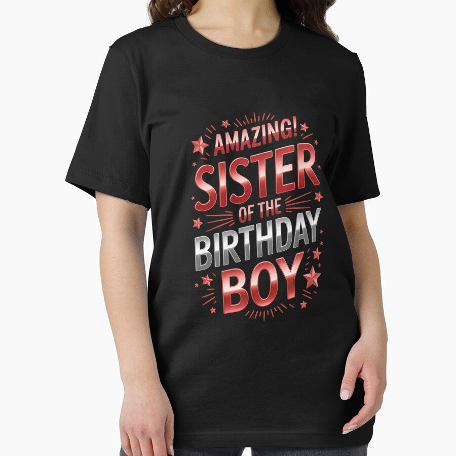 Sister of the Birthday Boy Matching Family Sister Party  2 by joyouartArt