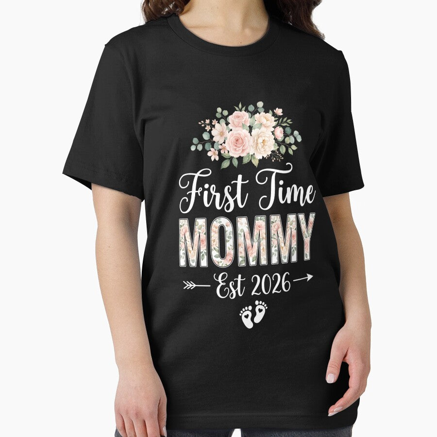 First Time Mommy Est 2026 Expecting Mother Pregnancy Announcement by SofenArt