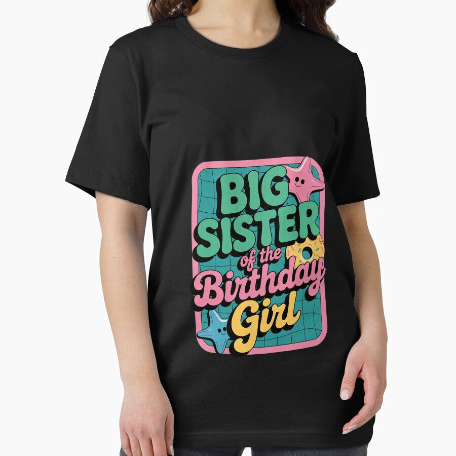 Big Sister Of Birthday Girl Pool Theme Matching Family by MarryIsMonth