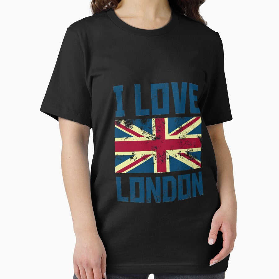 I Love London Britsh Flag Country Design by AllStarMerch