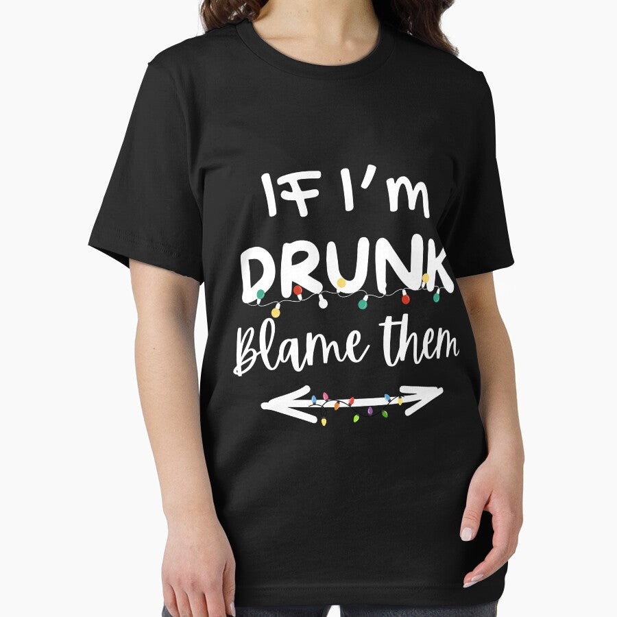 If I'm Drunk Blame Them Funny Co-worker Matching Christmas Party 2023 by thebest-2studio