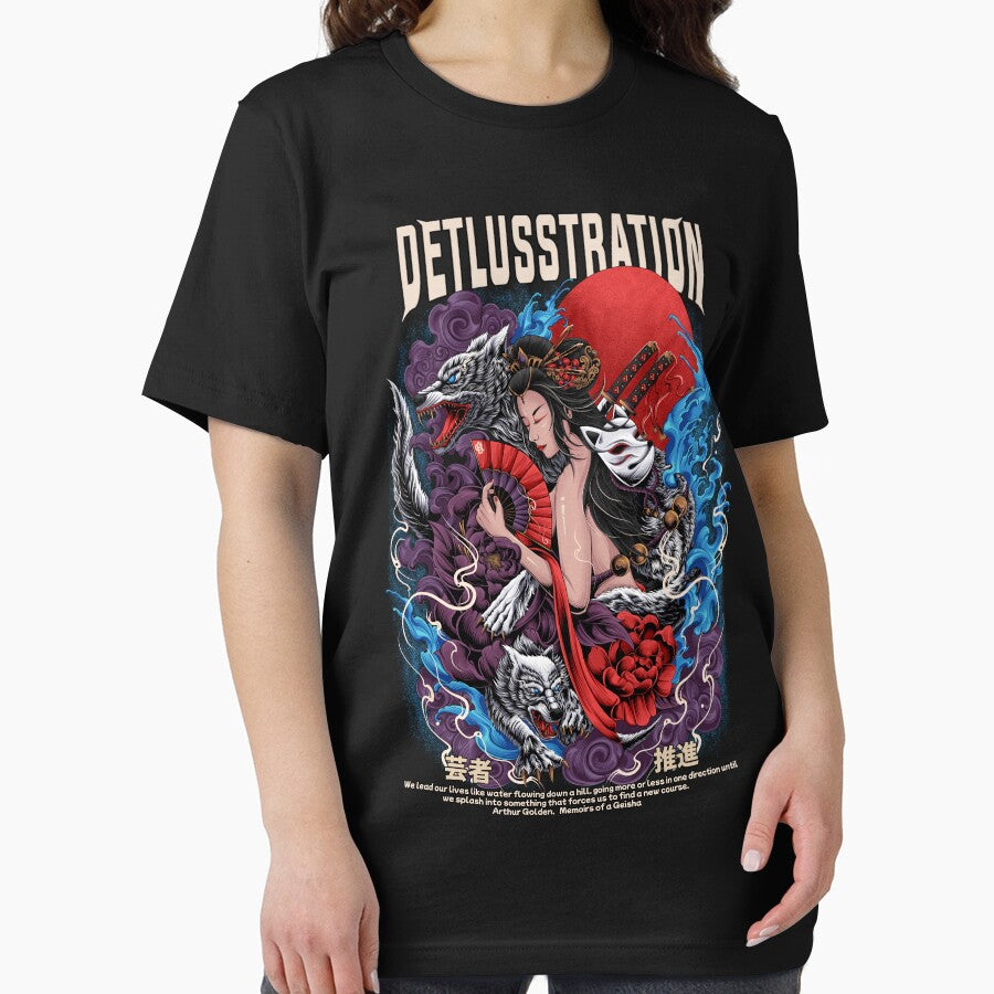 Geisha x Wolf by Detllustration_STD