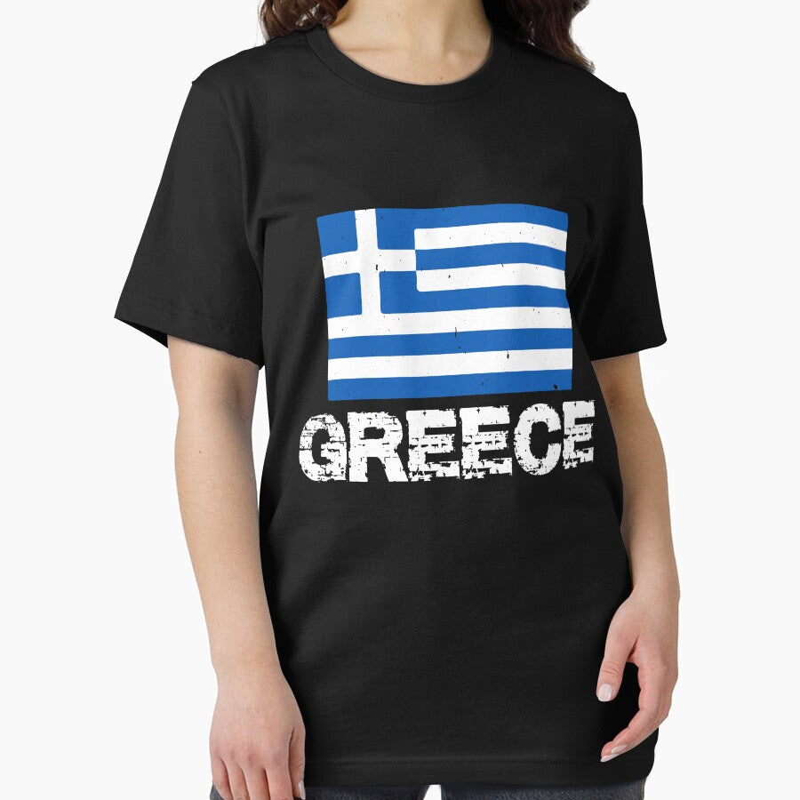 Greece National Pride Greek Flag Design by AllStarMerch