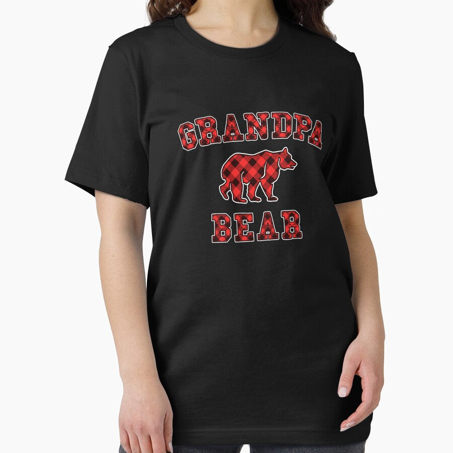 Grandma Bear Red Buffalo Plaid Matching Family Christmas by 14thFloor