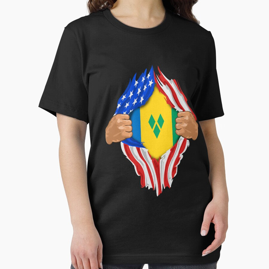 Saint Vincent and the Grenadines Blood Inside Me | Flag Gift by melsens