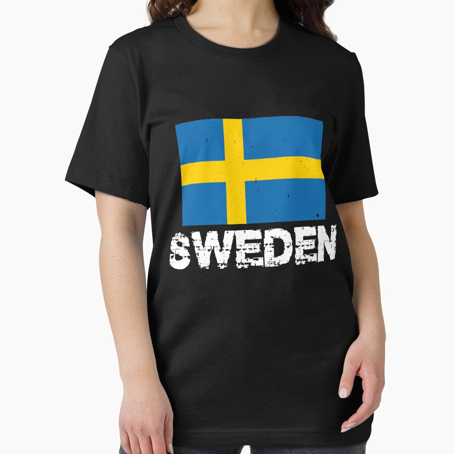 Sweden National Pride Swedish Flag Design by AllStarMerch