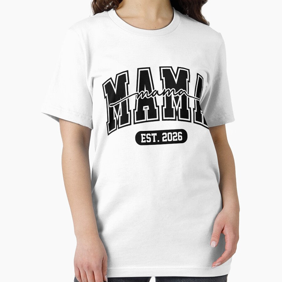 Mama Est 2026 Promoted To Mama 2026 Pregnancy Mother's Day by jakaun