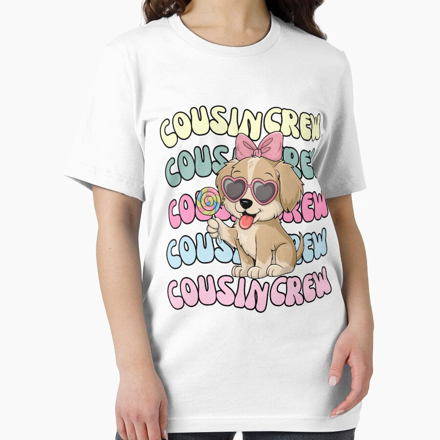 Cousin Crew Funny Golden Retriever Dog Lover Family Matching Groovy by thebest-2studio