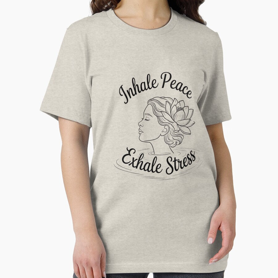 Inhale Peace Exhale Stress Meditation by PrintHorizonD