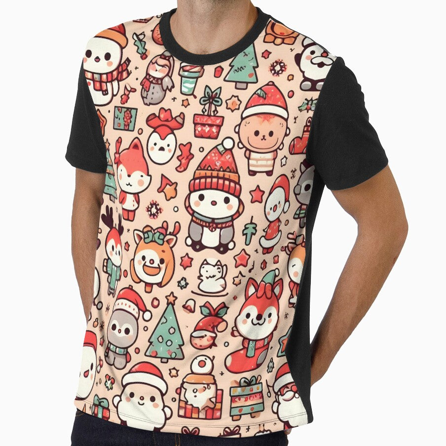 Cute Christmas Cartoon Pattern by CitrineLinker