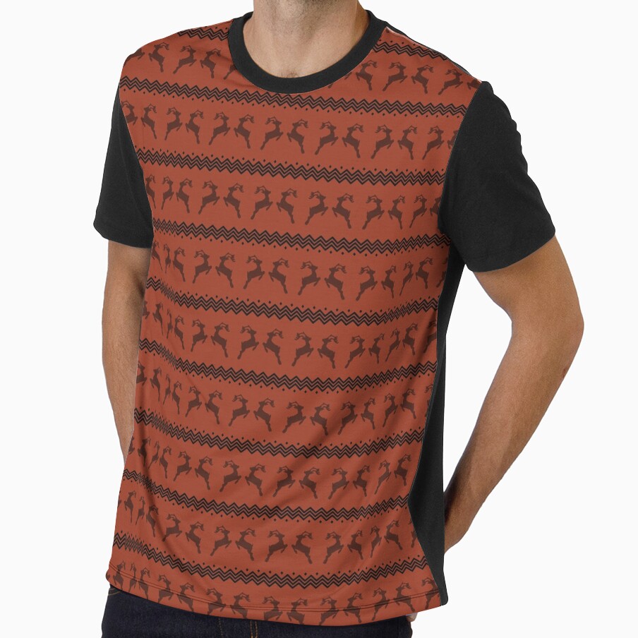 Boho Elf Reindeer Merry Christmas Xmas Pattern    - Christmas Gifts For Husband by RoyalStarsPatts