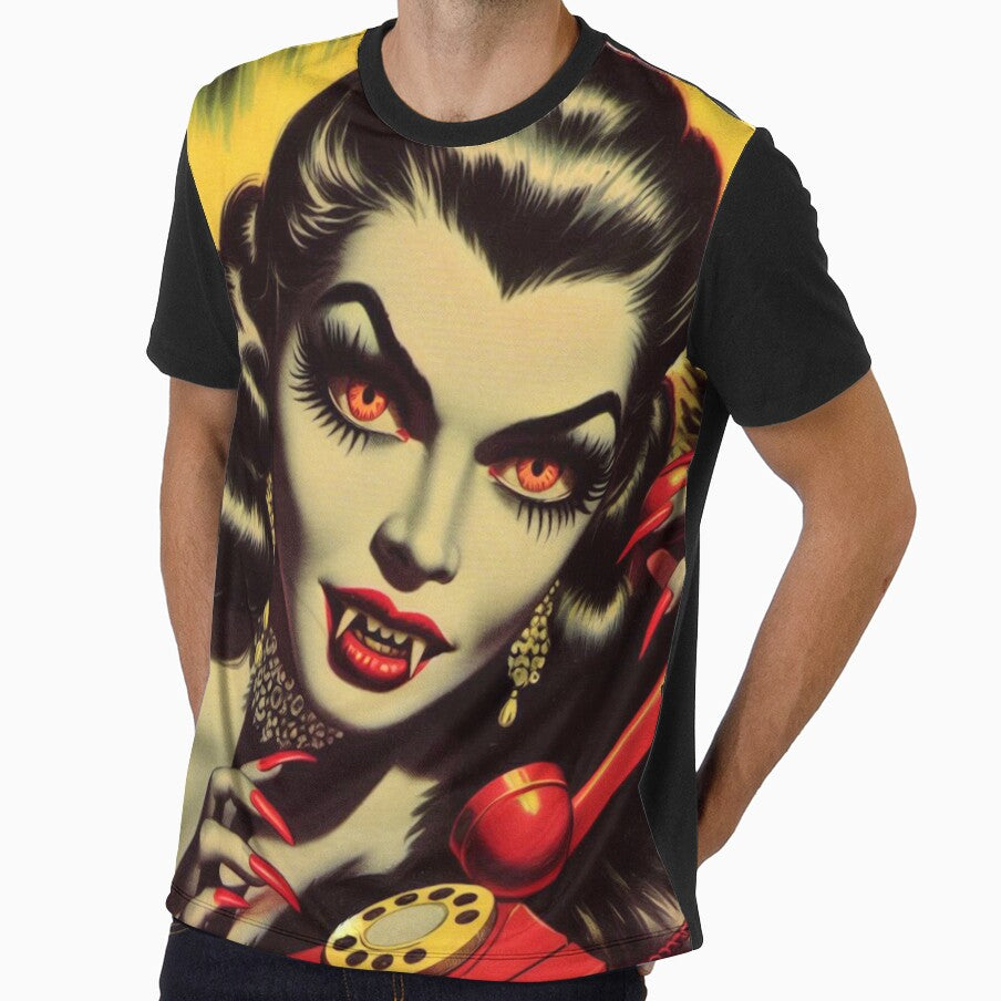 Vintage Vampire Girl by PulpVintage