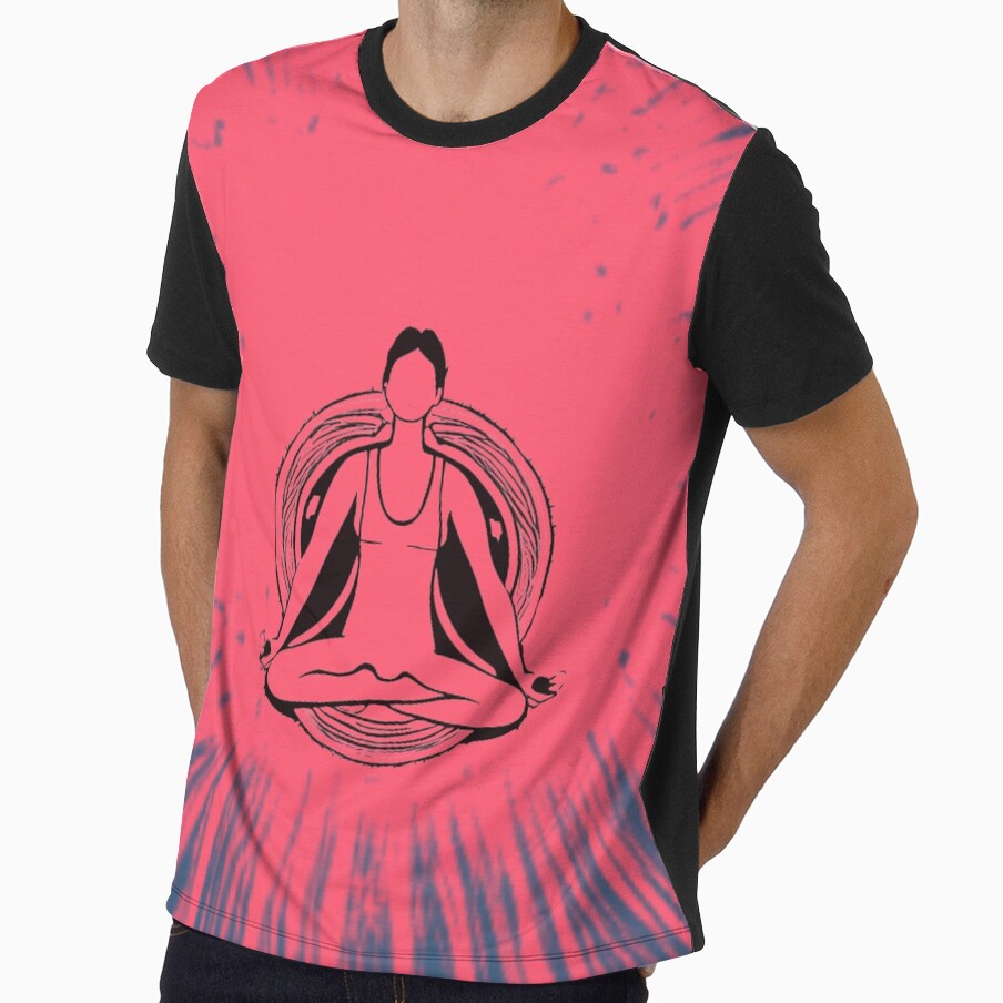 Yoga Abstract Explosion Art by Rell1970