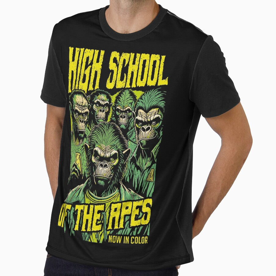 Halloween High School Ape Horror Movie Funny Teacher Student by GrandeDuc