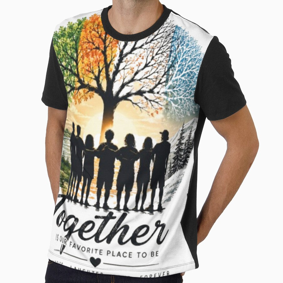Together Is Our Favorite Place To Be – Family Reunion Tree Seasons Shirt | Memories Laughter Love Forever Tee by Lifehackerplus1