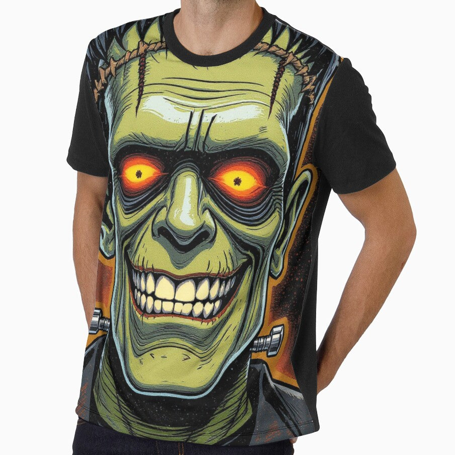 Frankenstein Monster – Spooky Halloween Horror Illustration by DamianRoy88