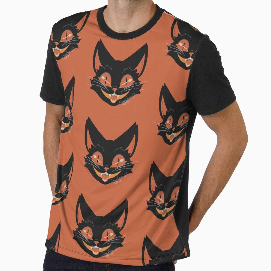 Vintage Halloween Cat by GrinningGinger
