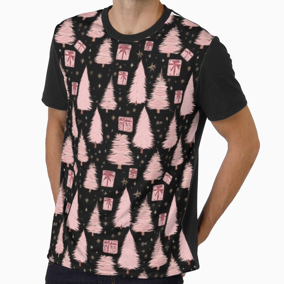 Pink Christmas Trees by HappyLifeCreate