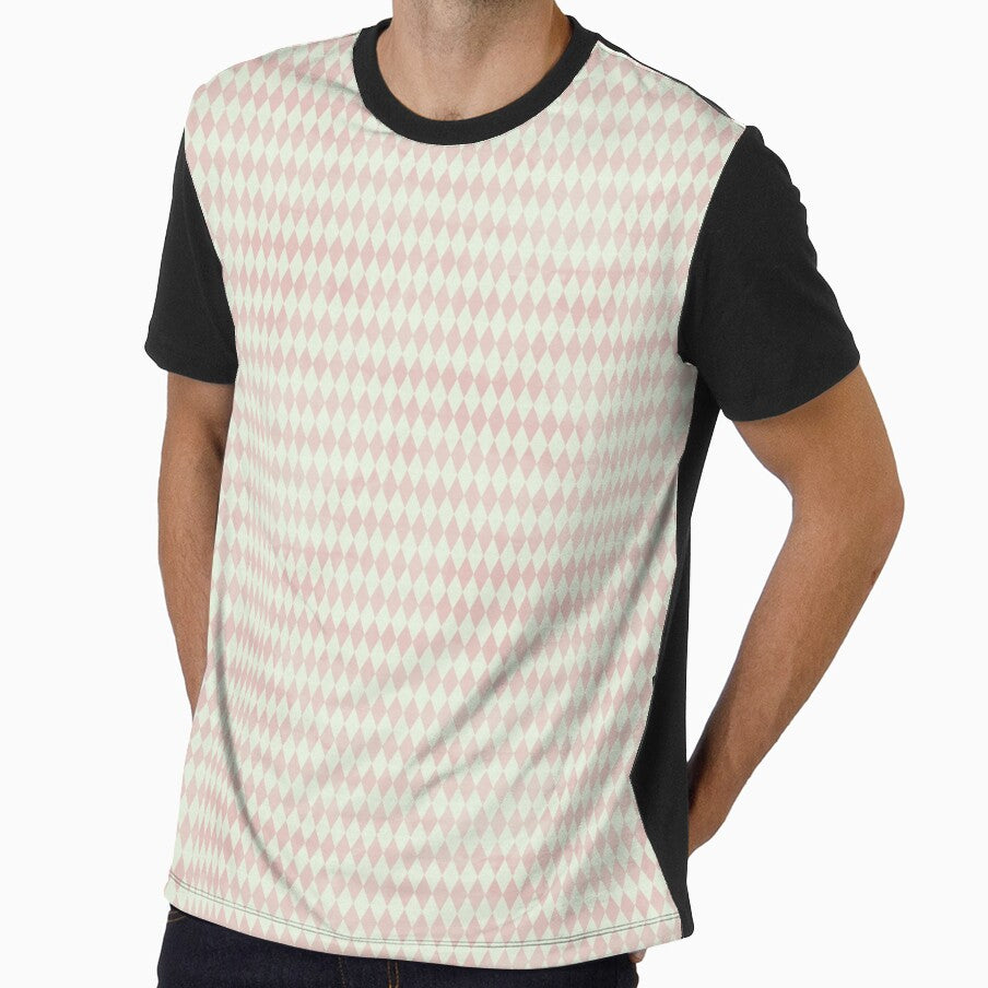 Pink Christmas Diamond Pattern by LouieVanille