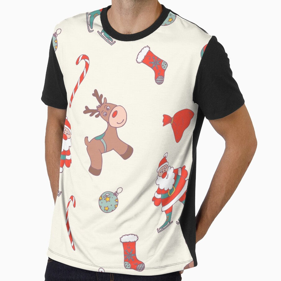 Cute Christmas Pattern – Santa, Reindeer & Holiday Icons by kavishkanavodani