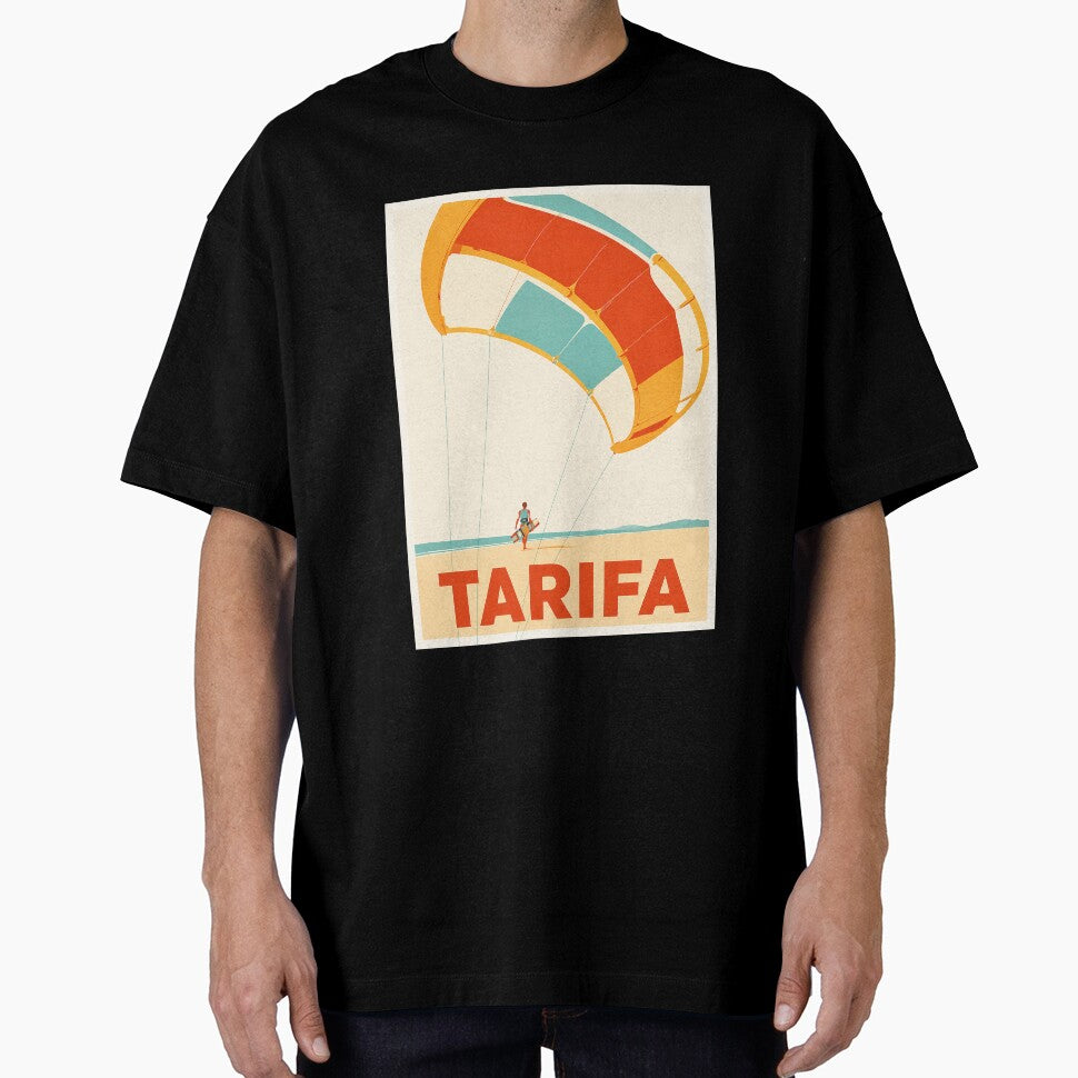Tarifa Kitesurf Vintage Travel Poster by Islabonita.