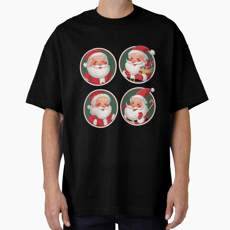 Christmas Funny Cute Santa Claus,Holiday Pattern,Christmas Pattern by Expressions-Sel