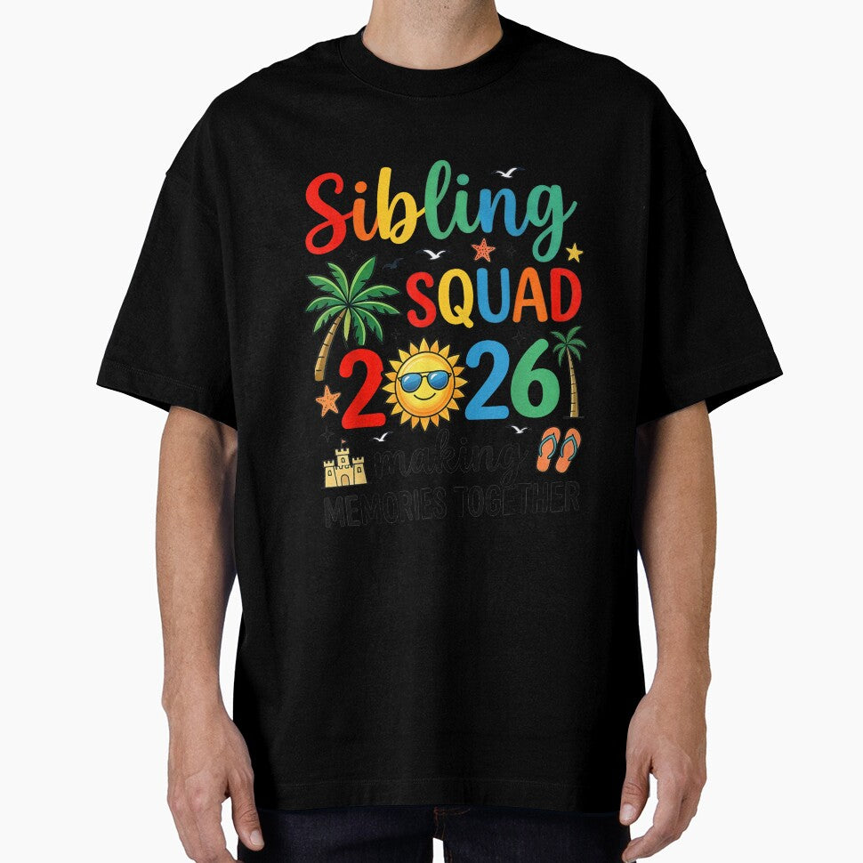 Sibling Squad 2026 Family Vacation Matching Summer Memories Design by kiralynstration