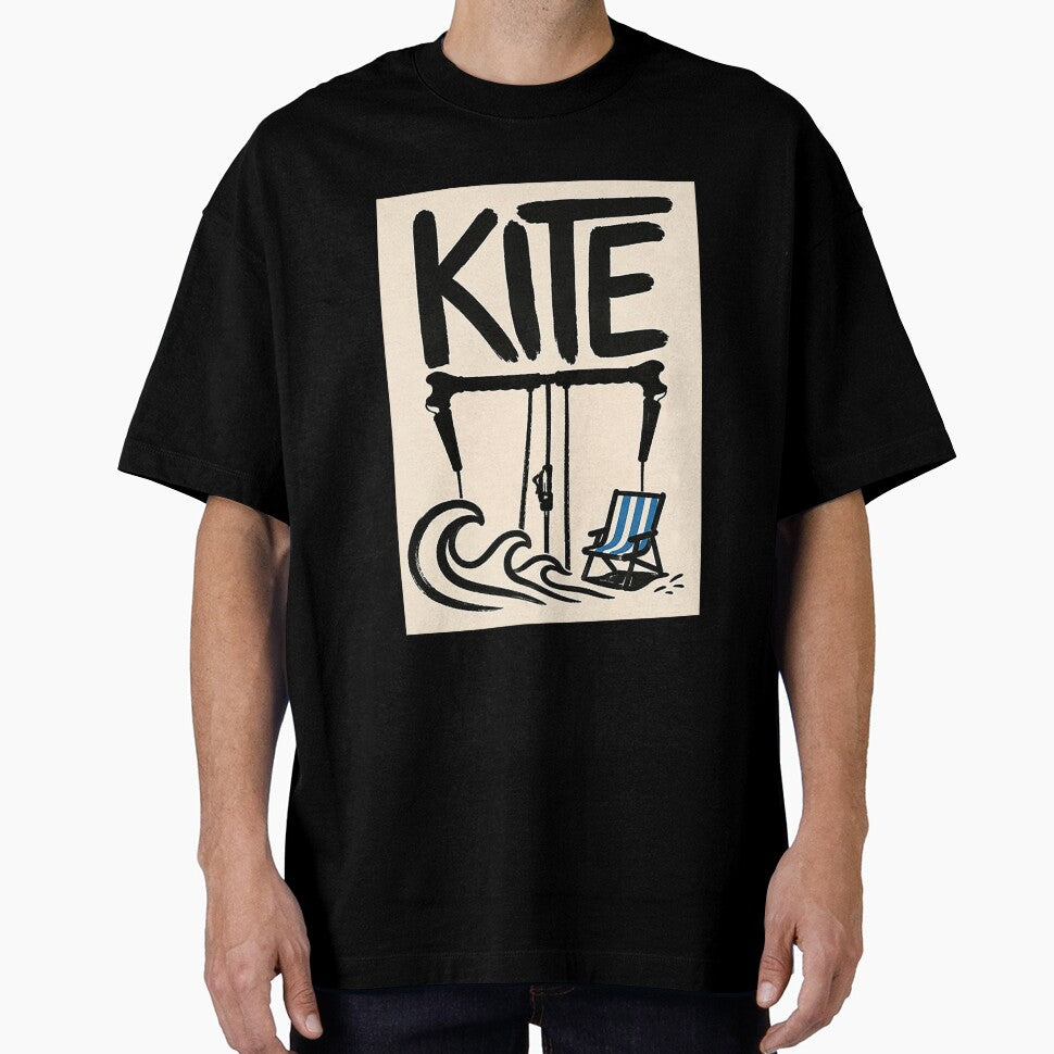 Kite Beach Club Minimal Coastal Poster by Islabonita.