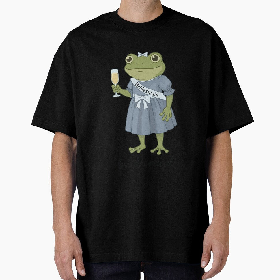 Retro Bridesmaid Frog Bachelorette Party Wedding Squad Funny by kiralynstration