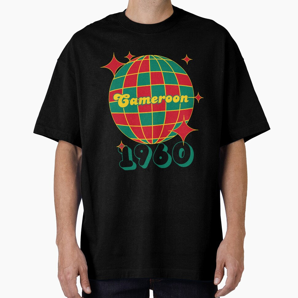 Retro Cameroon Independence 1960 Flag Colors Design for T-Shirts, Hats & More by HelloAfrican