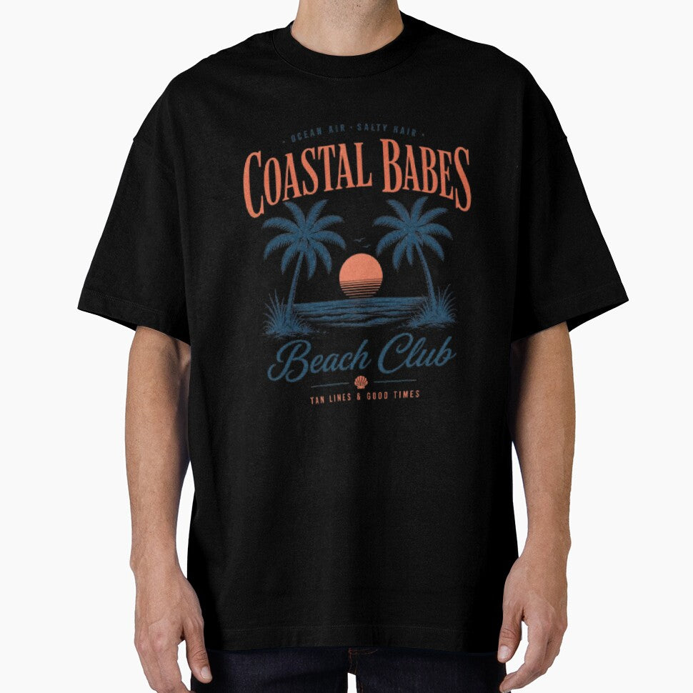 Coastal Babes Beach Club Retro Sunset by AveniaOficial