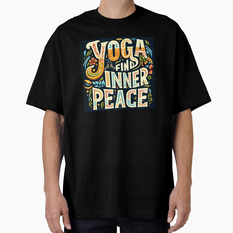 Yoga Find Inner Peace, typography by maxmaj
