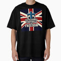 Faith Family Football & Freedom British Union Jack Soccer Cross Design by AnTartstudios