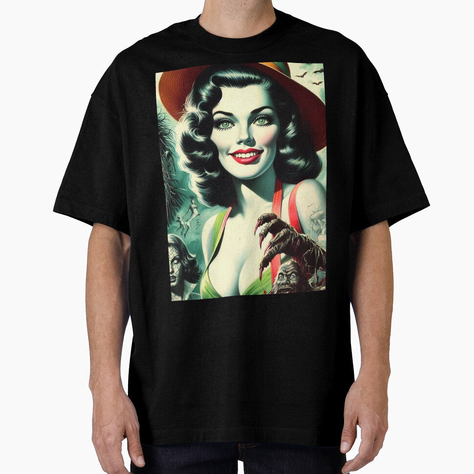 Vintage Halloween Girl by PulpVintage