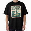 Sayulita Surf Club Retro Style Coastal Wave by k3rstman1