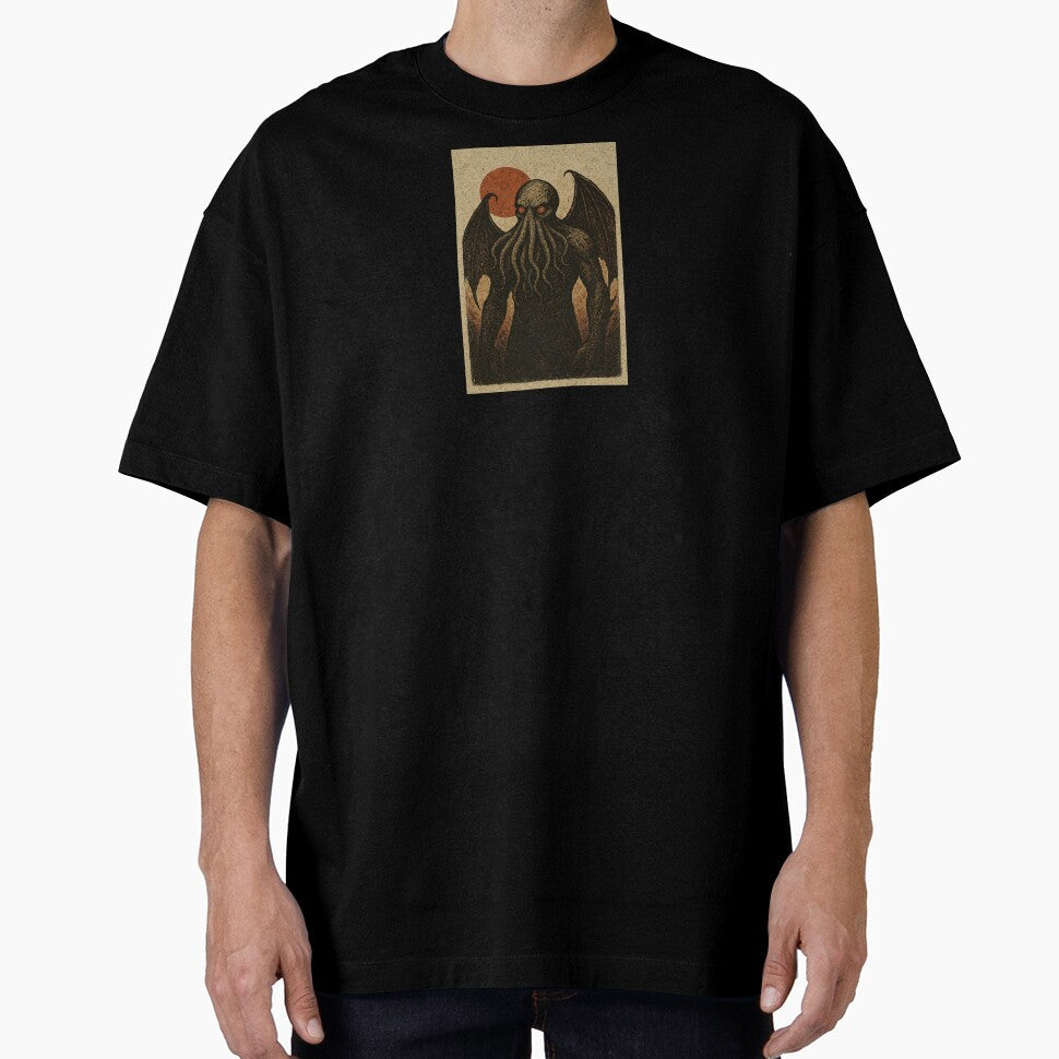 Cthulhu Rises – Retro Horror Halloween Design by BlackStarShop77
