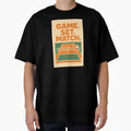 Game Set Match – Retro Vintage Tennis Court Design by NovaMoodCo