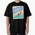 Kitesurf Vintage Coastal Travel Poster by Islabonita.