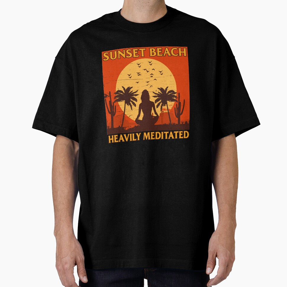 Heavily meditated-Beach yoga by Nature-mark
