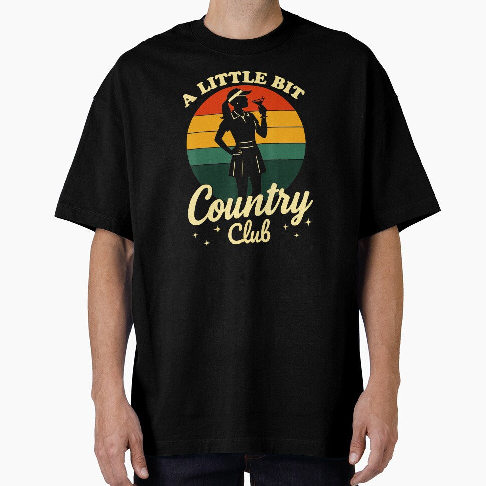 A Little Bit Country Club Golf Tennis Vintage Lifestyle by WayTBeenkenArt