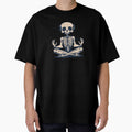 Yoga meditating skeleton by jkrphoto