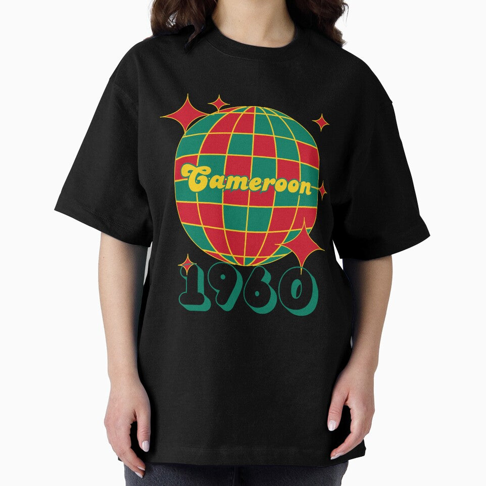 Retro Cameroon Independence 1960 Flag Colors Design for T-Shirts, Hats & More by HelloAfrican