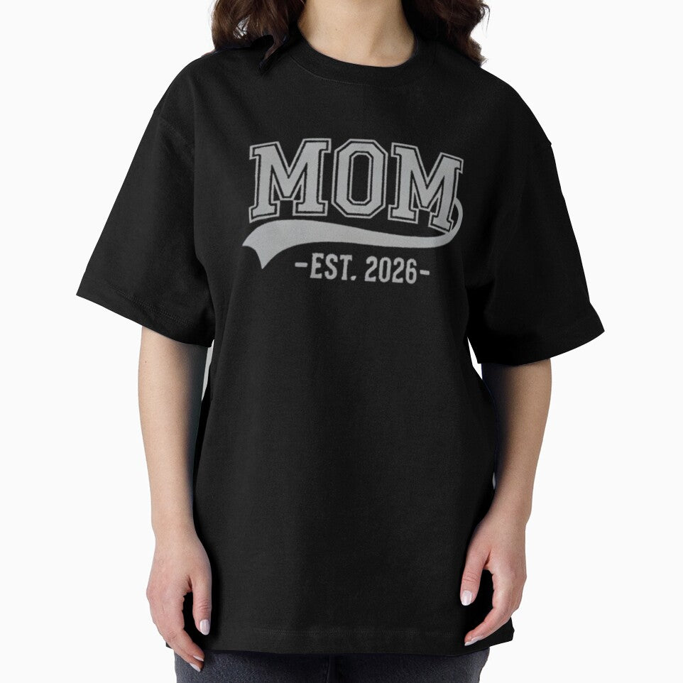 Mom -Est. 2026- Expecting Mother New Mom Pregnancy Announcement by salmzouriart
