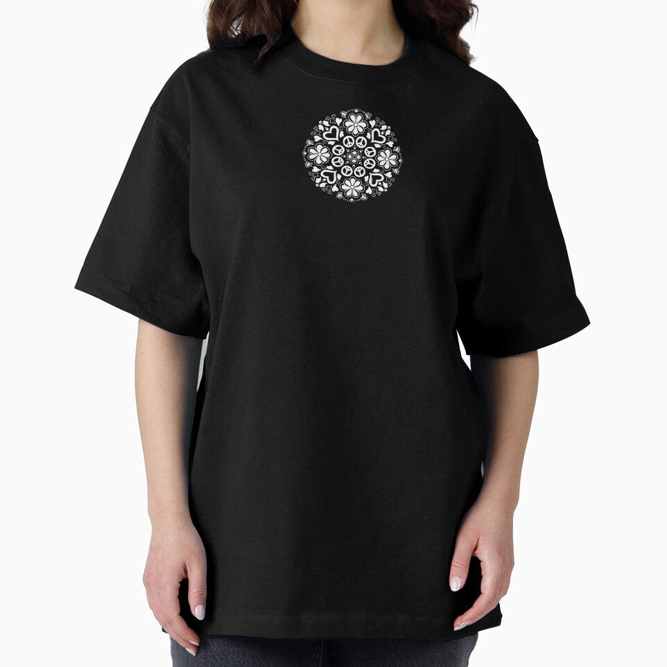 Peace and love collection (White mandala) by AnnasDigitalArt