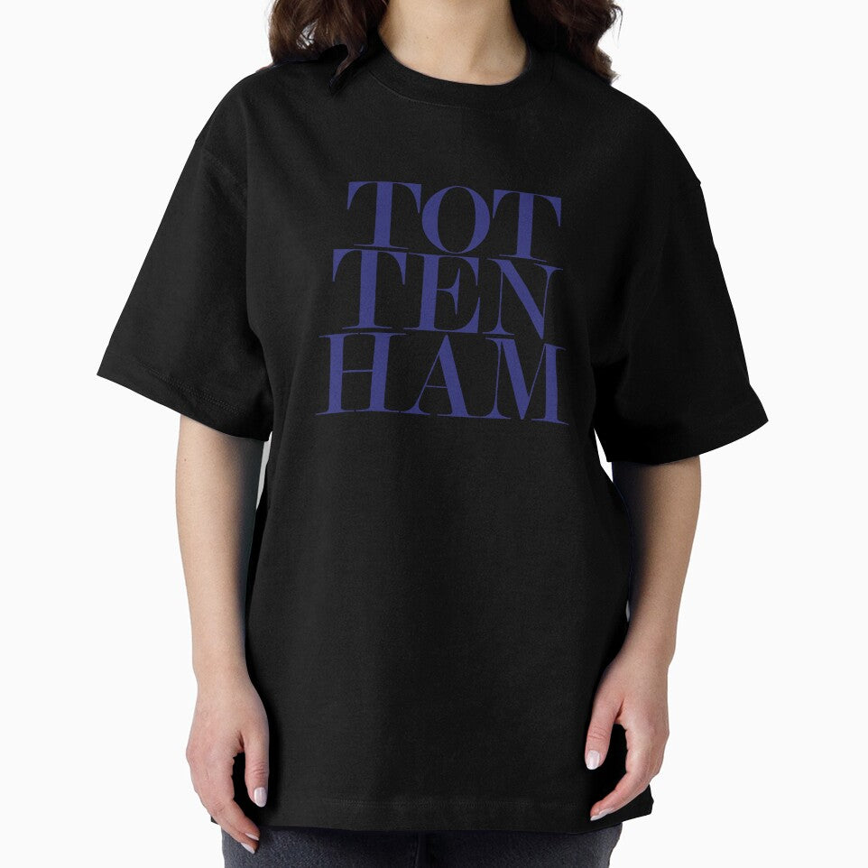 Tottenham London UK Typography Minimalist Patriotic Travel Souvenir by kakarikihill