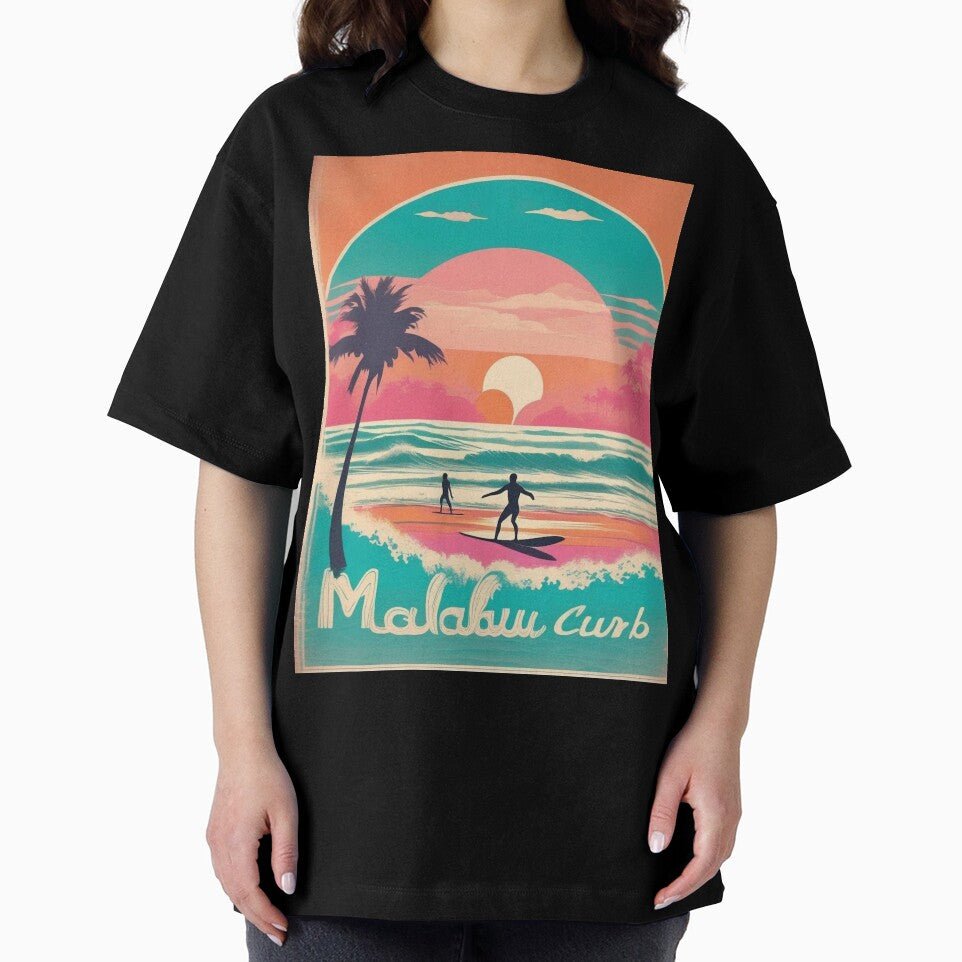 Longboards at Sunset | Retro California Surf Print by Esterlane