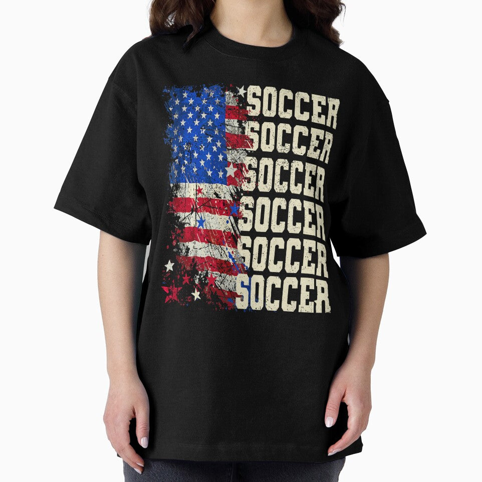 Soccer Vintage Grey Flag Coach Boy Youth by schoolofbullies