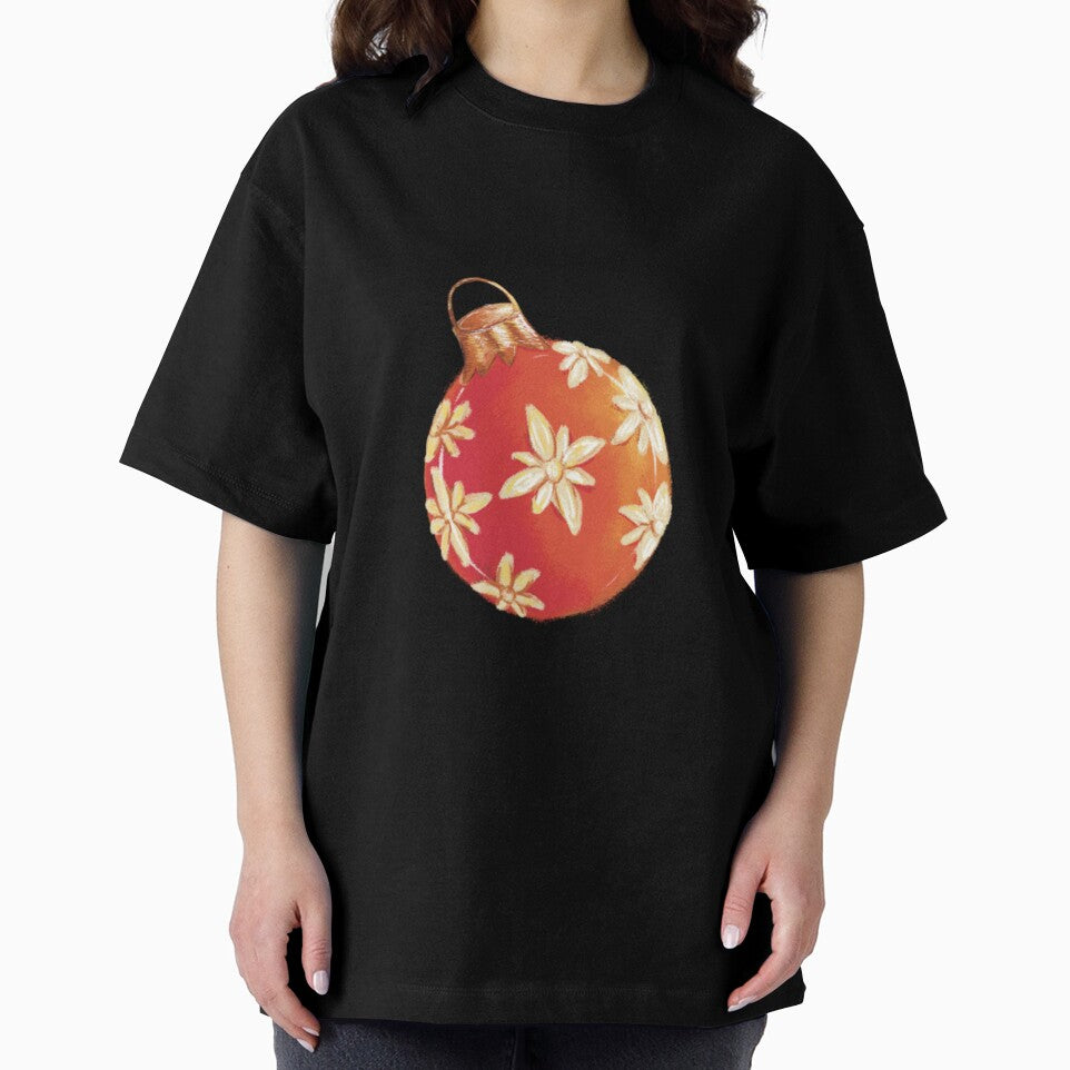 red and gold Christmas ornaments by rainyhst